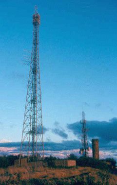 Beacon Tower and Masts Circa Sept 2000