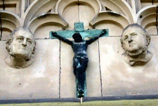 East window busts, 2005