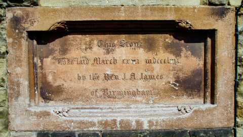 1857 - Congregational Church foundation stone